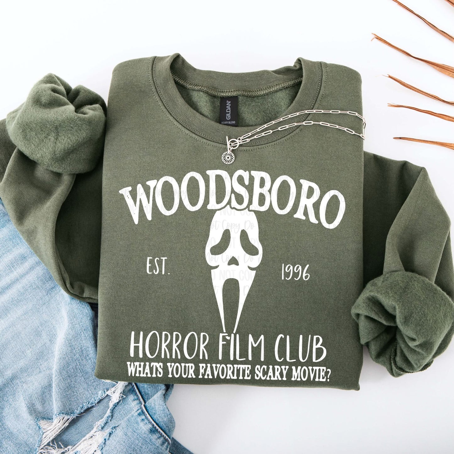 Horror film club white
