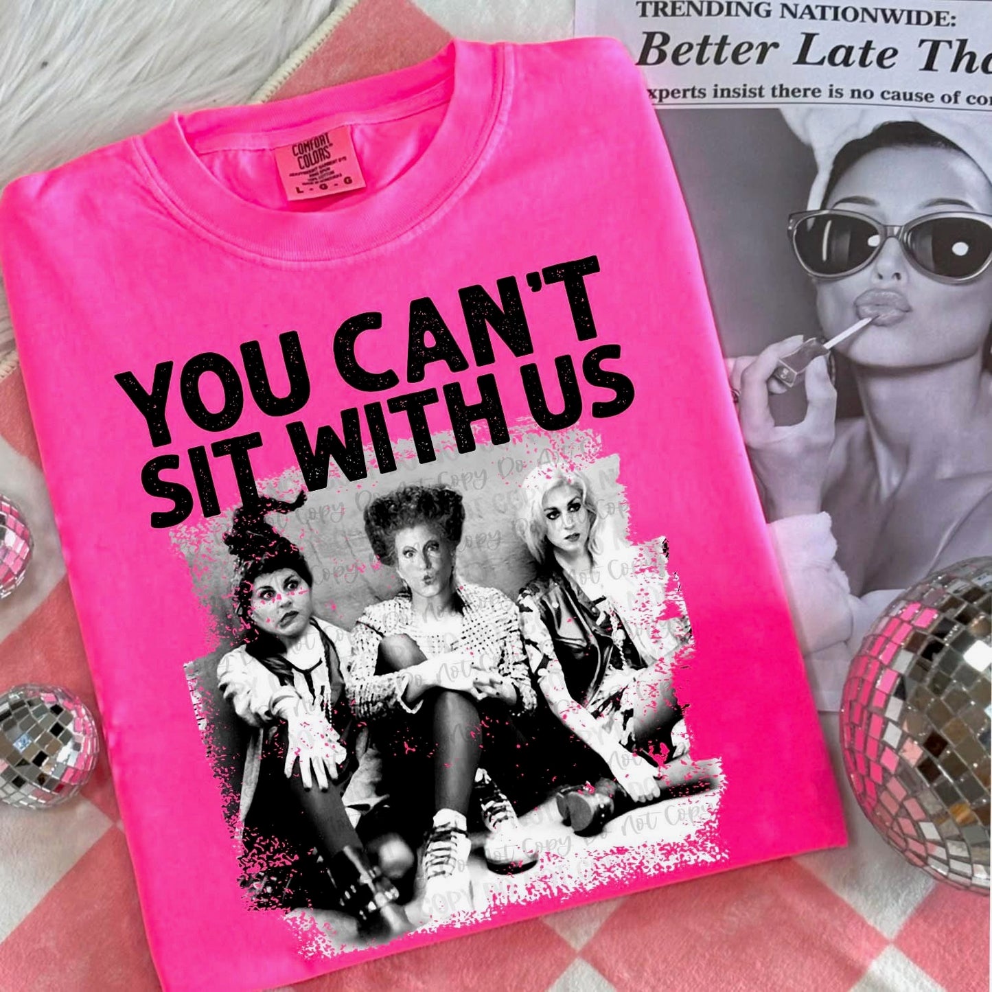 Can’t sit with us