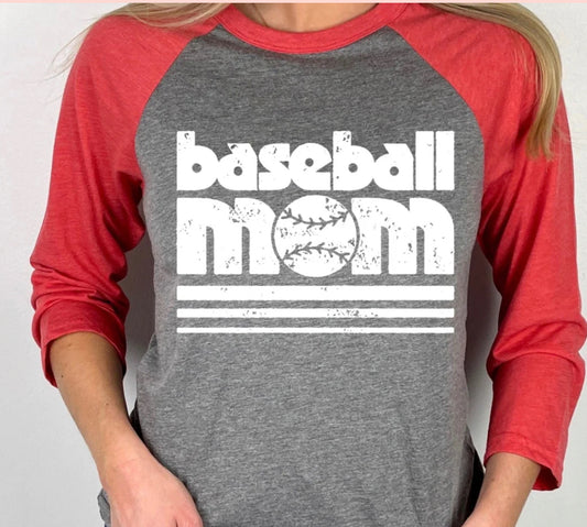 Retro Baseball Mom