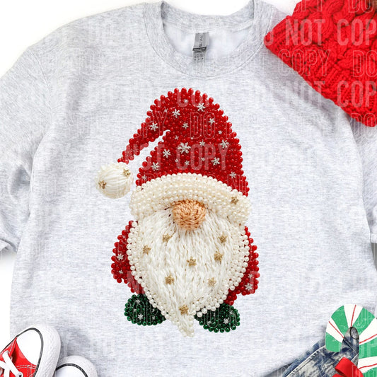 Faux Yarn Gnome