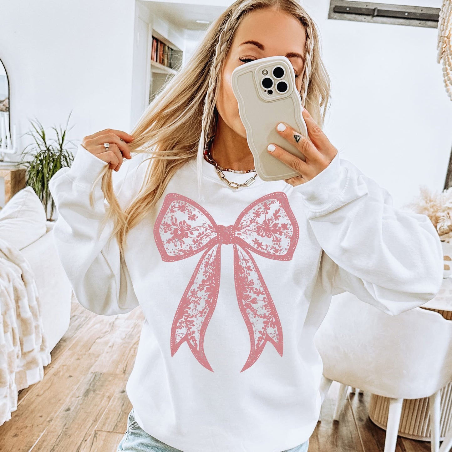 Pinkish/Red Bow