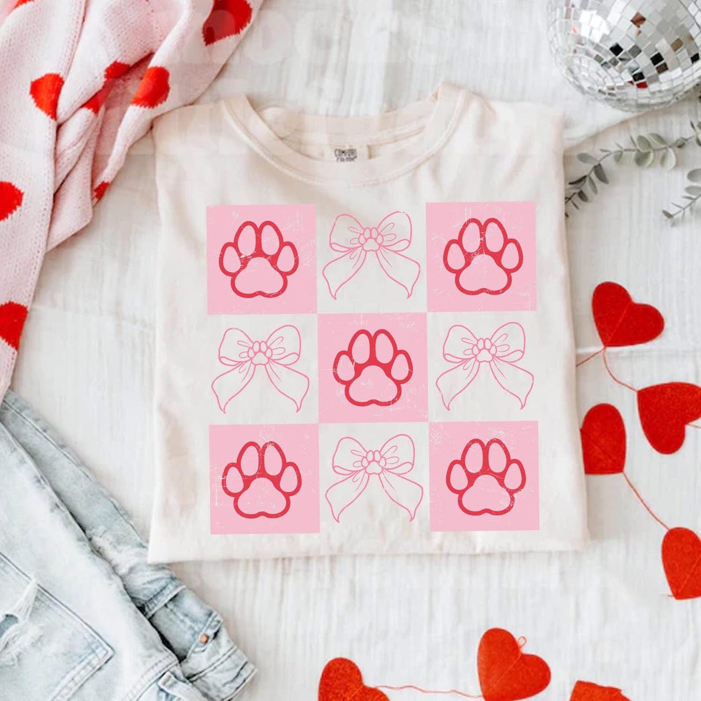 Bows and Paw Prints