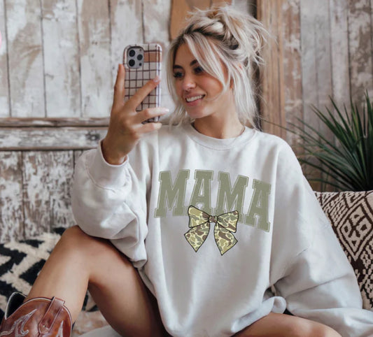 Mama Camo Bow