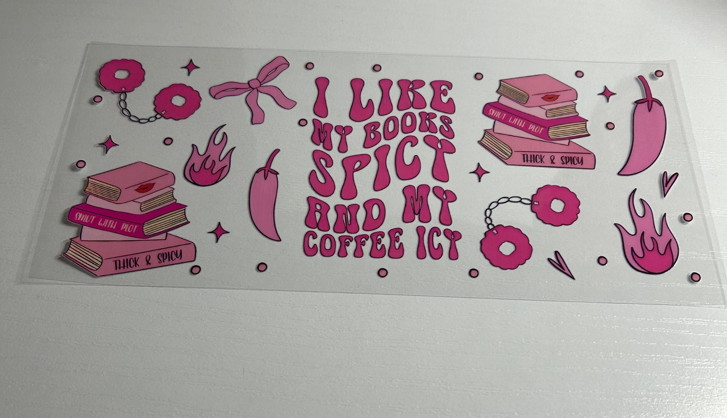 Spicy Books and Iced Coffee