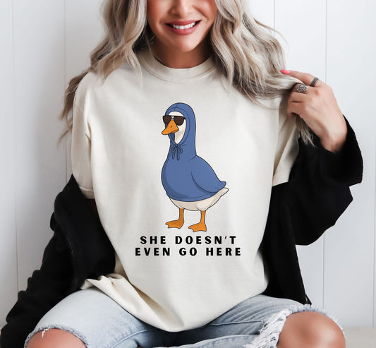 Doesn’t go here duck