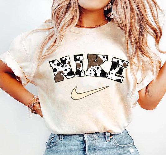 Cow Print Swoosh