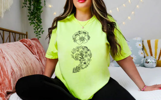 Semi Colon Floral