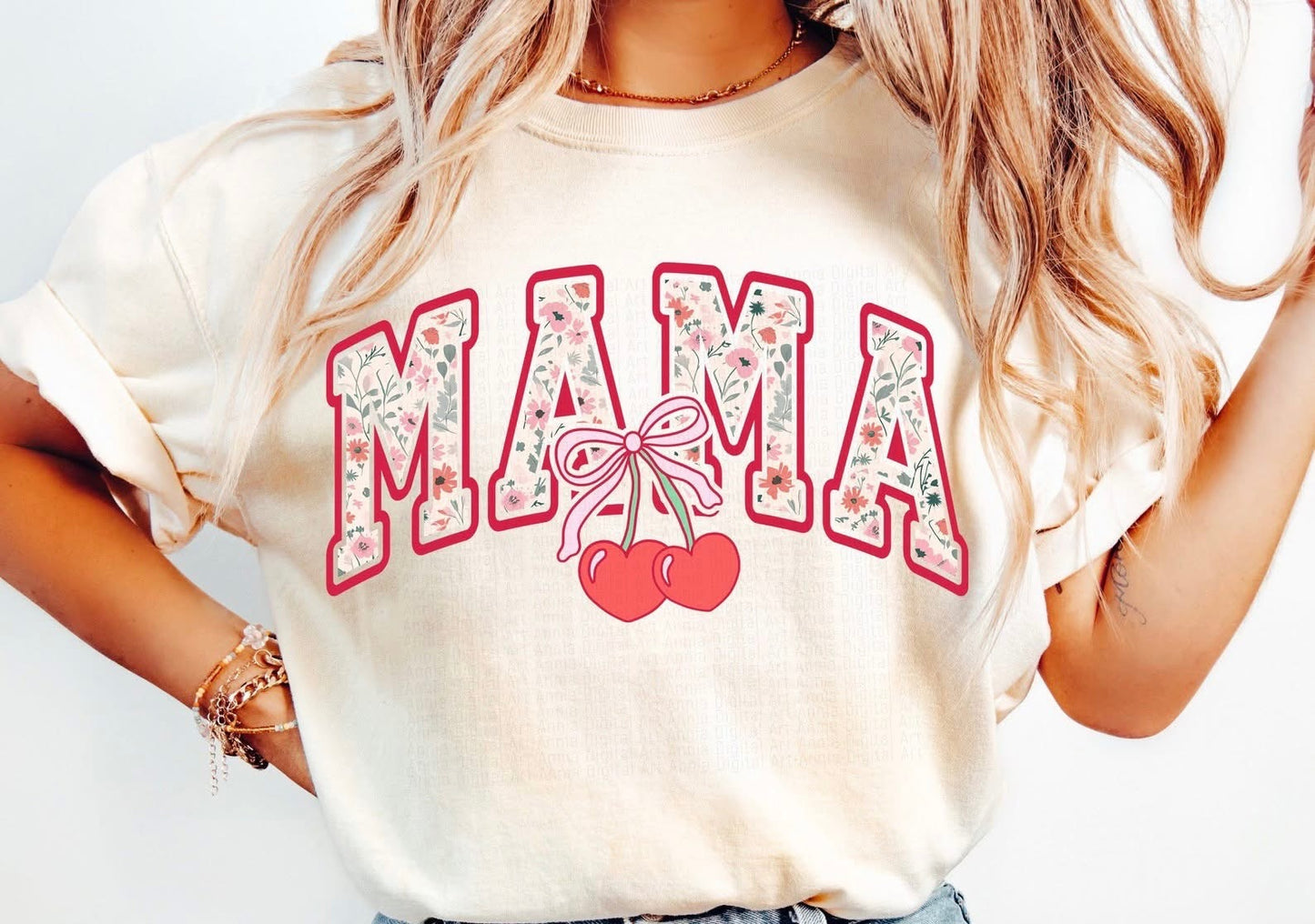 Floral Cherry Mama