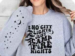 No City Lights Stars and Moon Sleeve