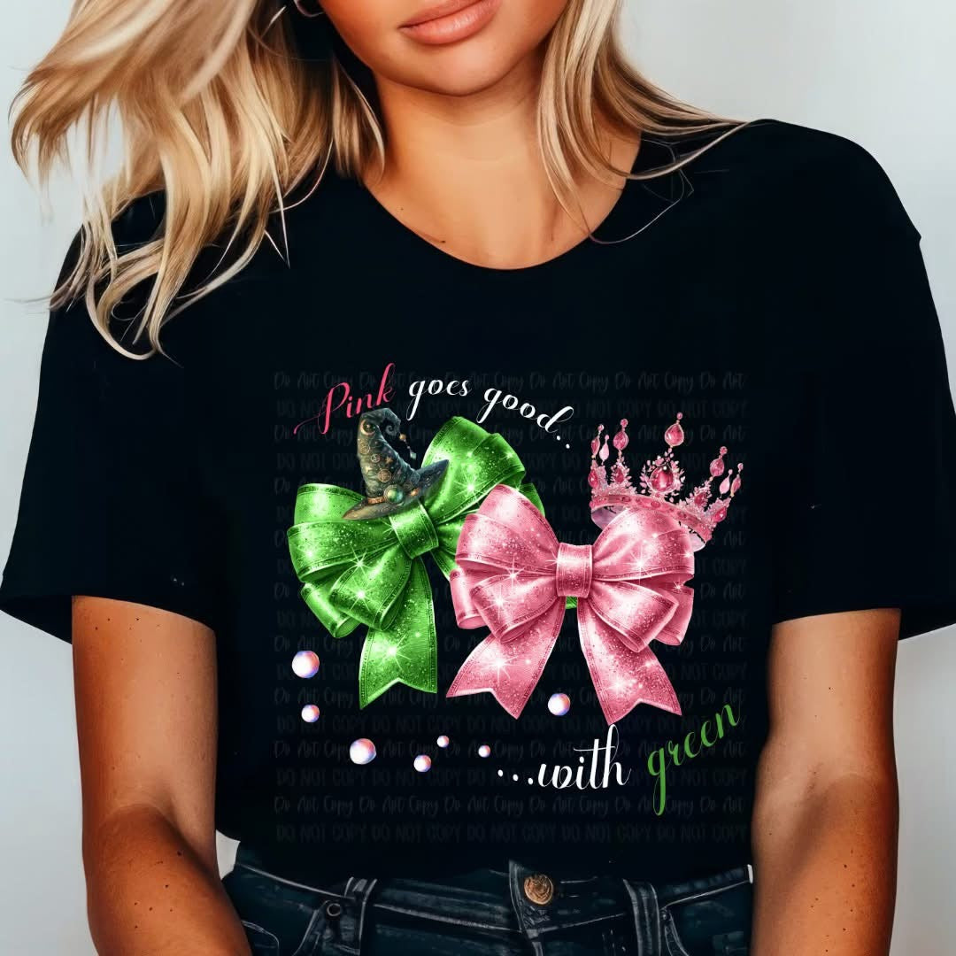 Pink and Green
