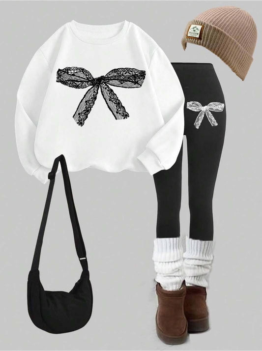 Black Lace Bow
