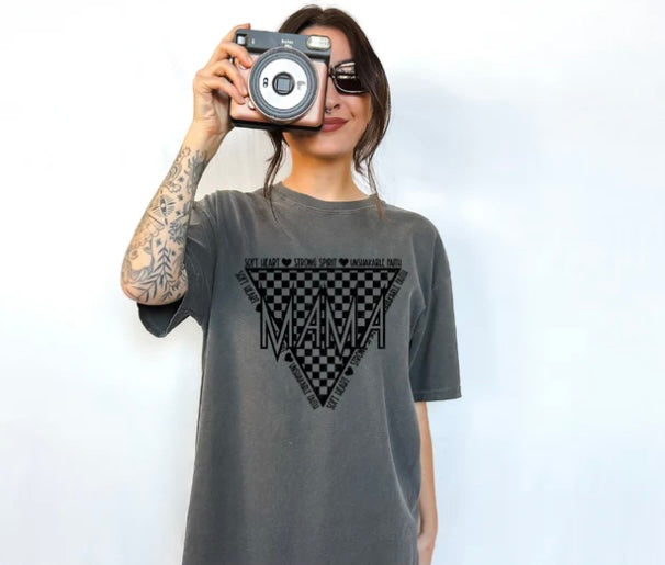 Checkered Triangle Mama